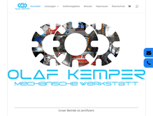 Tablet Screenshot of metalltechnik-kemper.de